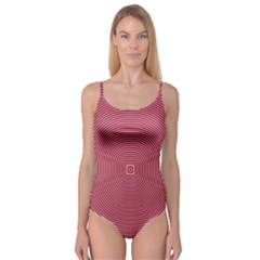 Stop Already Hipnotic Red Circle Camisole Leotard  by Mariart