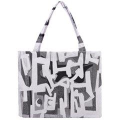 Abstract Art Mini Tote Bag by ValentinaDesign