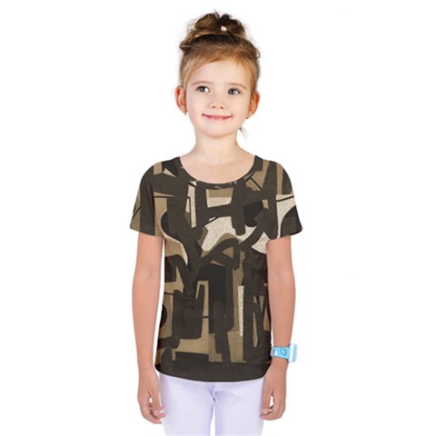 Abstract Art Kids  One Piece Tee by ValentinaDesign