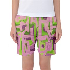 Abstract Art Women s Basketball Shorts