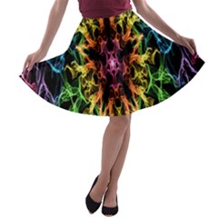 Getting Started With Generative Media Militia Fire A-line Skater Skirt by Mariart