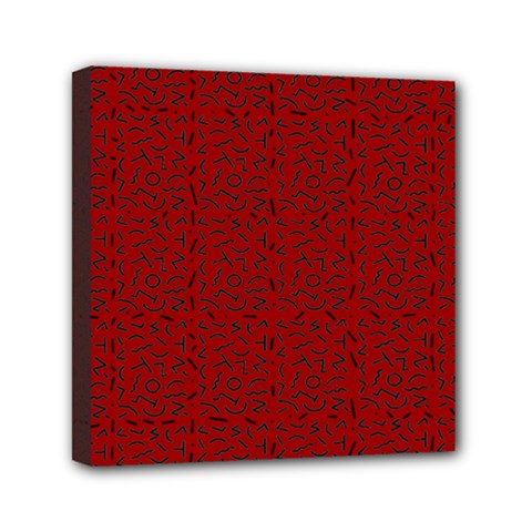 Abstract Art  Mini Canvas 6  X 6  by ValentinaDesign
