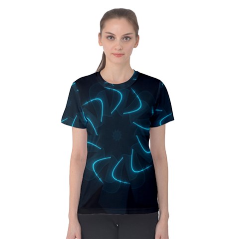 Background Abstract Decorative Women s Cotton Tee by Nexatart