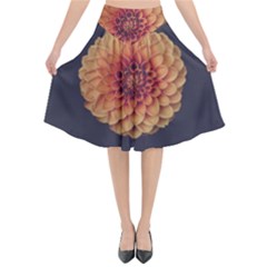 Art Beautiful Bloom Blossom Bright Flared Midi Skirt by Nexatart