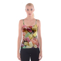 Jelly Beans Candy Sour Sweet Spaghetti Strap Top by Nexatart