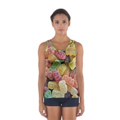 Jelly Beans Candy Sour Sweet Women s Sport Tank Top 