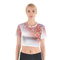 Effect Isolated Graphic Cotton Crop Top