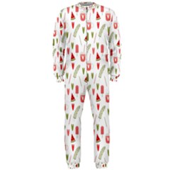 Watermelon Fruit Paterns Onepiece Jumpsuit (men)  by TastefulDesigns