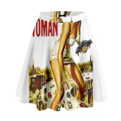 Attack Of The 50 Ft Woman High Waist Skirt by Valentinaart