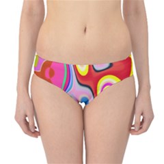 Colourful Abstract Background Design Hipster Bikini Bottoms