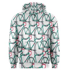 Bicycle Cycling Bike Green Sport Men s Zipper Hoodie by Mariart