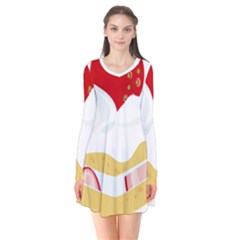 Seeds Strawberry Bread Fruite Red Flare Dress by Mariart