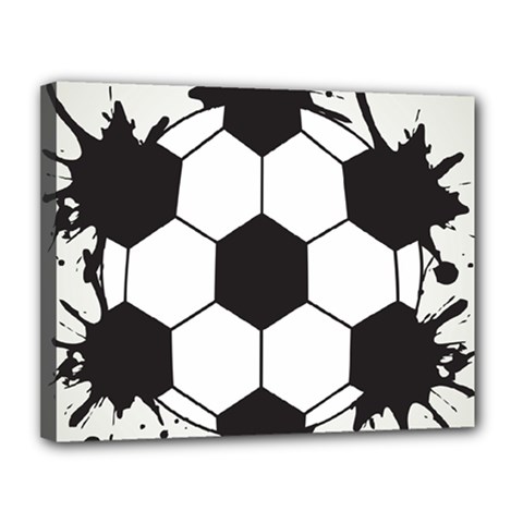 Soccer Camp Splat Ball Sport Canvas 14  X 11 