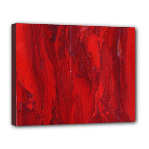 Stone Red Volcano Canvas 14  X 11  by Mariart
