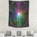 Anodized Rainbow Eyes And Metallic Fractal Flares Medium Tapestry View2