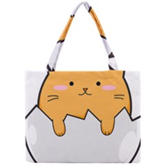 Yellow Cat Egg Mini Tote Bag by Catifornia