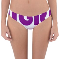 Migraine Warrior With Ribbon Reversible Hipster Bikini Bottoms by MigraineursHideout