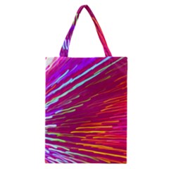 Zoom Colour Motion Blurred Zoom Background With Ray Of Light Hurtling Towards The Viewer Classic Tote Bag by Mariart