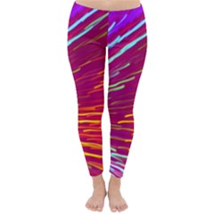 Zoom Colour Motion Blurred Zoom Background With Ray Of Light Hurtling Towards The Viewer Classic Winter Leggings by Mariart