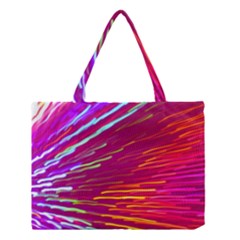 Zoom Colour Motion Blurred Zoom Background With Ray Of Light Hurtling Towards The Viewer Medium Tote Bag by Mariart