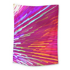 Zoom Colour Motion Blurred Zoom Background With Ray Of Light Hurtling Towards The Viewer Medium Tapestry by Mariart