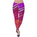 Zoom Colour Motion Blurred Zoom Background With Ray Of Light Hurtling Towards The Viewer Velvet Leggings View1