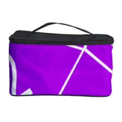 Number Purple Cosmetic Storage Case by Mariart