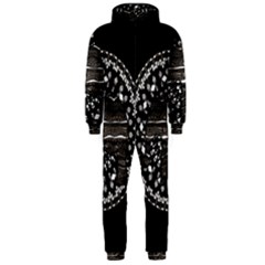 Ornate Mandala Elephant  Hooded Jumpsuit (men)  by Valentinaart