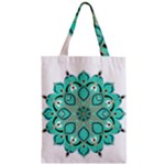 Ornate mandala Zipper Classic Tote Bag