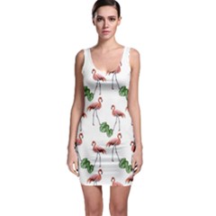 Flamingosandleaves Sleeveless Bodycon Dress