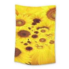 Beautiful Sunflowers Small Tapestry