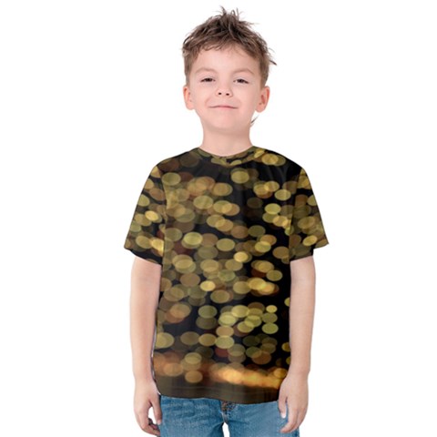 Blurry Sparks Kids  Cotton Tee by BangZart