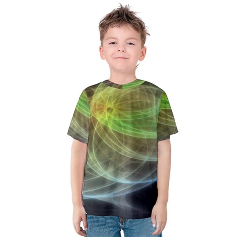 Yellow Smoke Kids  Cotton Tee by BangZart