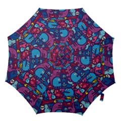 Hipster Pattern Animals And Tokyo Hook Handle Umbrellas (medium) by BangZart