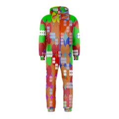 Abstract Polka Dot Pattern Hooded Jumpsuit (kids) by BangZart