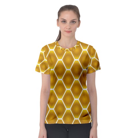 Snake Abstract Pattern Women s Sport Mesh Tee by BangZart