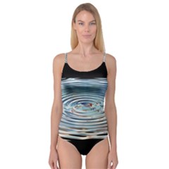 Wave Concentric Waves Circles Water Camisole Leotard  by BangZart