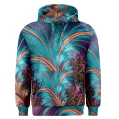 Feather Fractal Artistic Design Men s Pullover Hoodie by BangZart