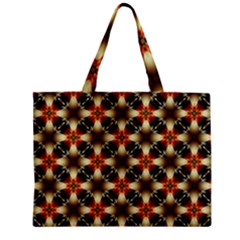 Kaleidoscope Image Background Zipper Mini Tote Bag by BangZart