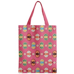 Cute Eggs Pattern Zipper Classic Tote Bag by linceazul