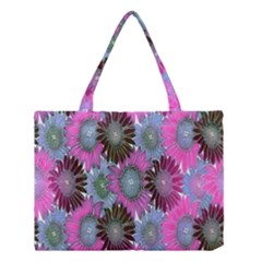 Floral Pattern Background Medium Tote Bag by BangZart