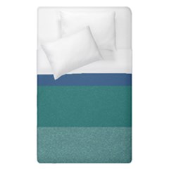 Blue Gradient Glitter Texture Pattern  Duvet Cover (single Size) by paulaoliveiradesign