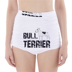 Bull Terrier  High-waisted Bikini Bottoms by Valentinaart