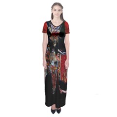  the Firebird  - Short Sleeve Maxi Dress by livingbrushlifestyle