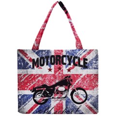 Motorcycle Old School Mini Tote Bag by Valentinaart