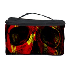 Russian Flag Skull Cosmetic Storage Case by Valentinaart