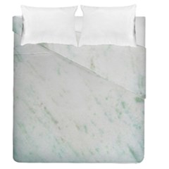 Greenish Marble Texture Pattern Duvet Cover Double Side (queen Size) by paulaoliveiradesign