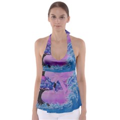 Rising To Touch You Babydoll Tankini Top by Dimkad