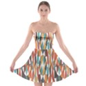 Colorful Geometric Abstract Strapless Bra Top Dress View1