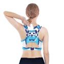 Owl Logo Clip Art Sports Bra With Pocket View2